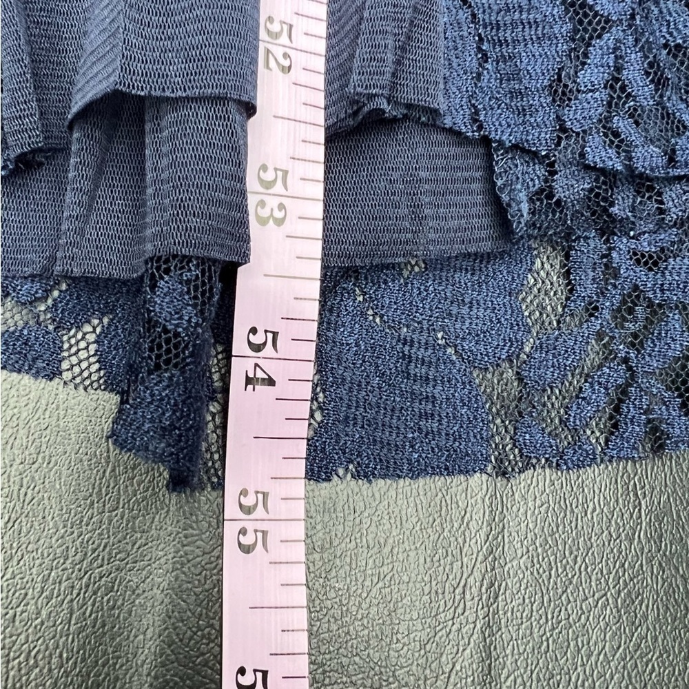 NWT We are HAH Mama C Dress Night Navy Lace Sheer Panel Maxi Dress - Picture 14 of 14